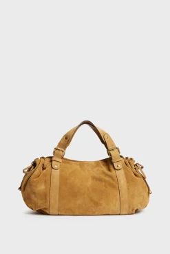 Handbag in suede leather - 24H