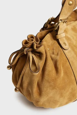 Handbag in suede leather - 24H