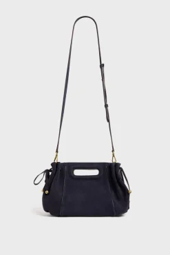Handbag in sue"])self.__next_f.push([1,"de leather metallic inside - MINI DANY