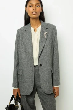 Herringbone blazer - MELANIE