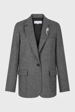 Herringbone blazer - MELANIE