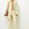 Herringbone loose coat - LEONETTE