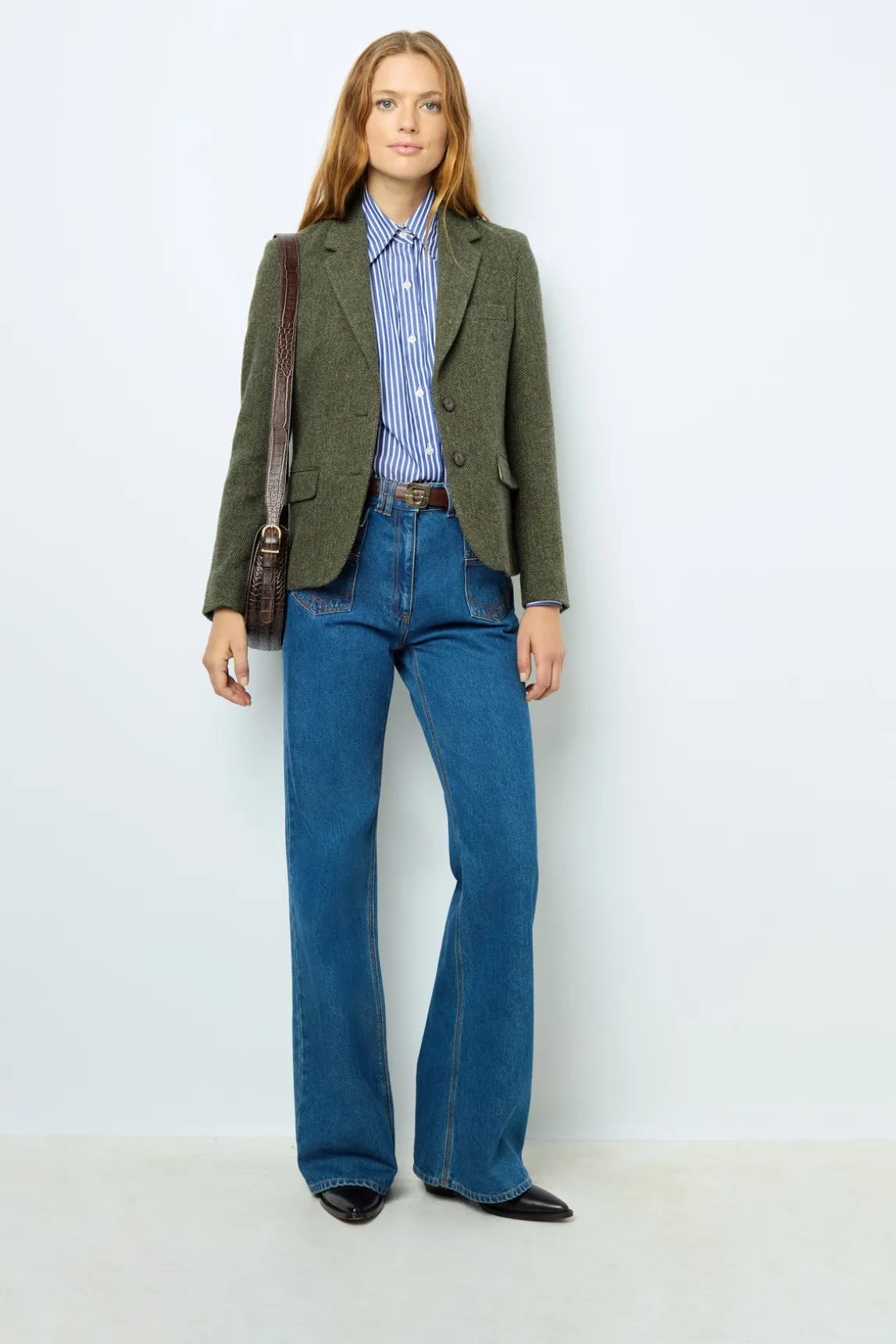 Herringbone suit jacket - MARILOU