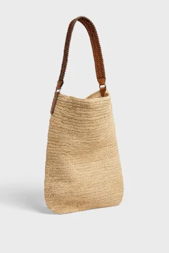 Hobo Bag in raffia - JOSIE