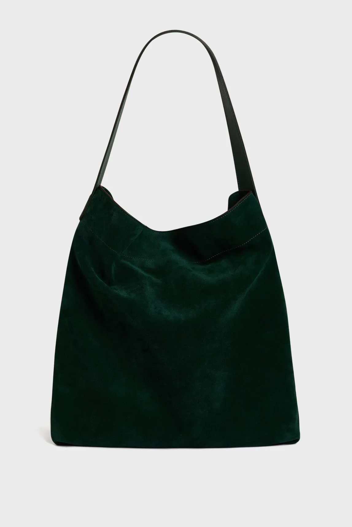 Hobo bag in suede leather - LADY