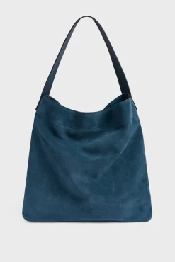 Hobo bag in suede leather - LADY