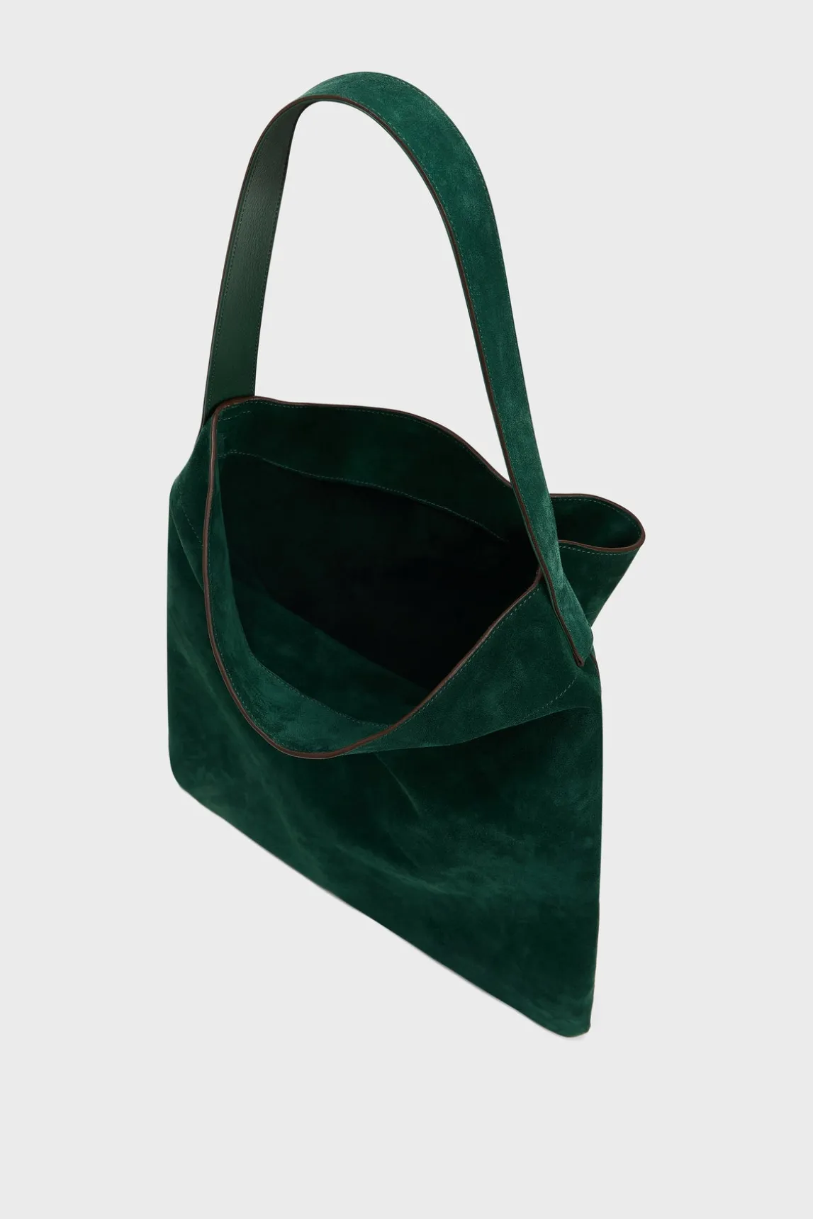 Hobo bag in suede leather - LADY