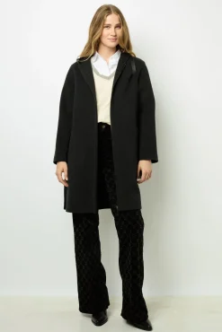 Hooded wool coat - LANDIE