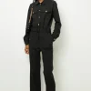 Jumpsuit with shirt collar - NELLA