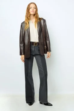 Lamb leather blazer - BEA