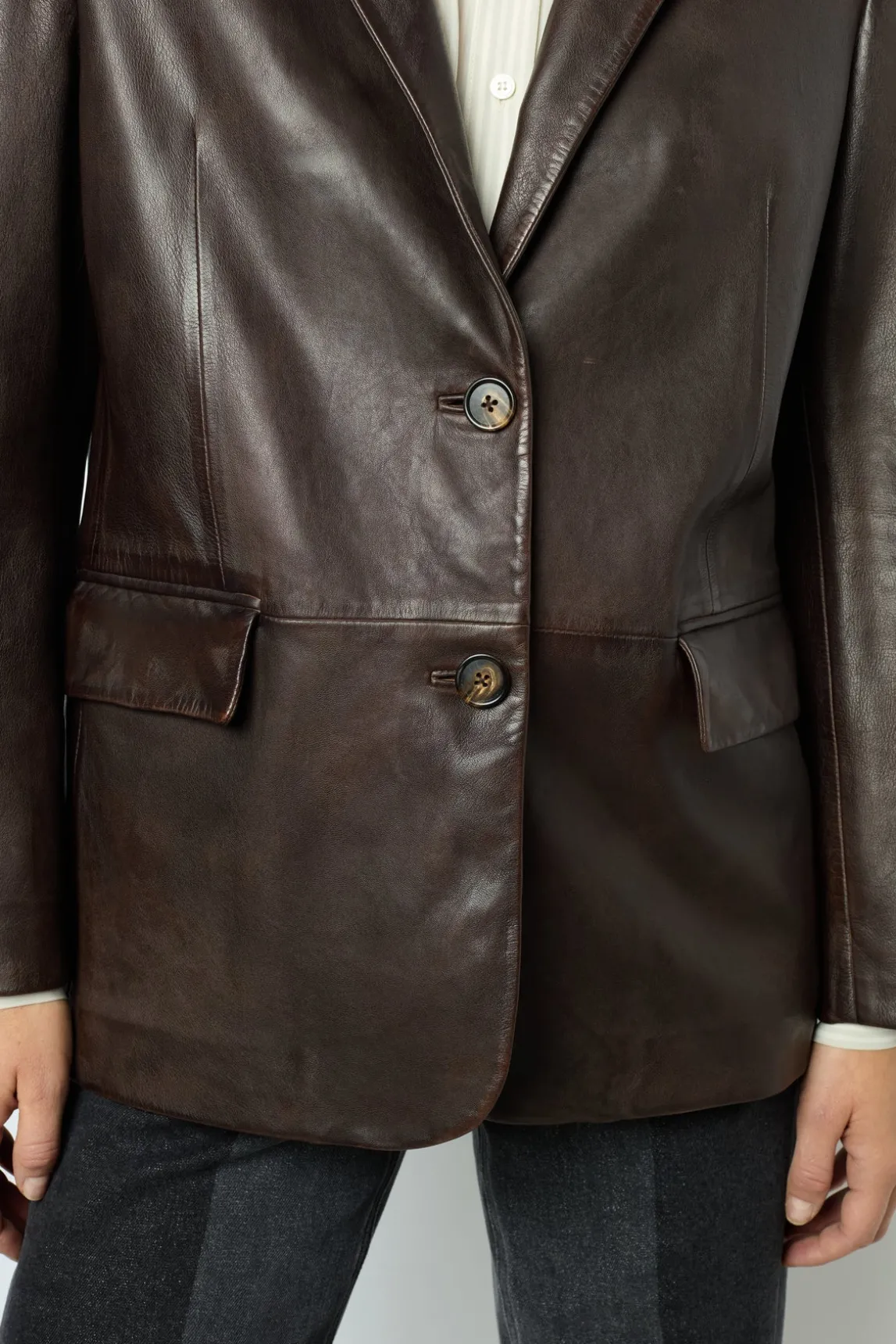 Lamb leather blazer - BEA