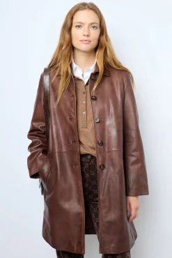 Lamb leather coat - LAYANE