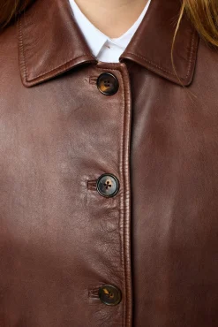 Lamb leather coat - LAYANE