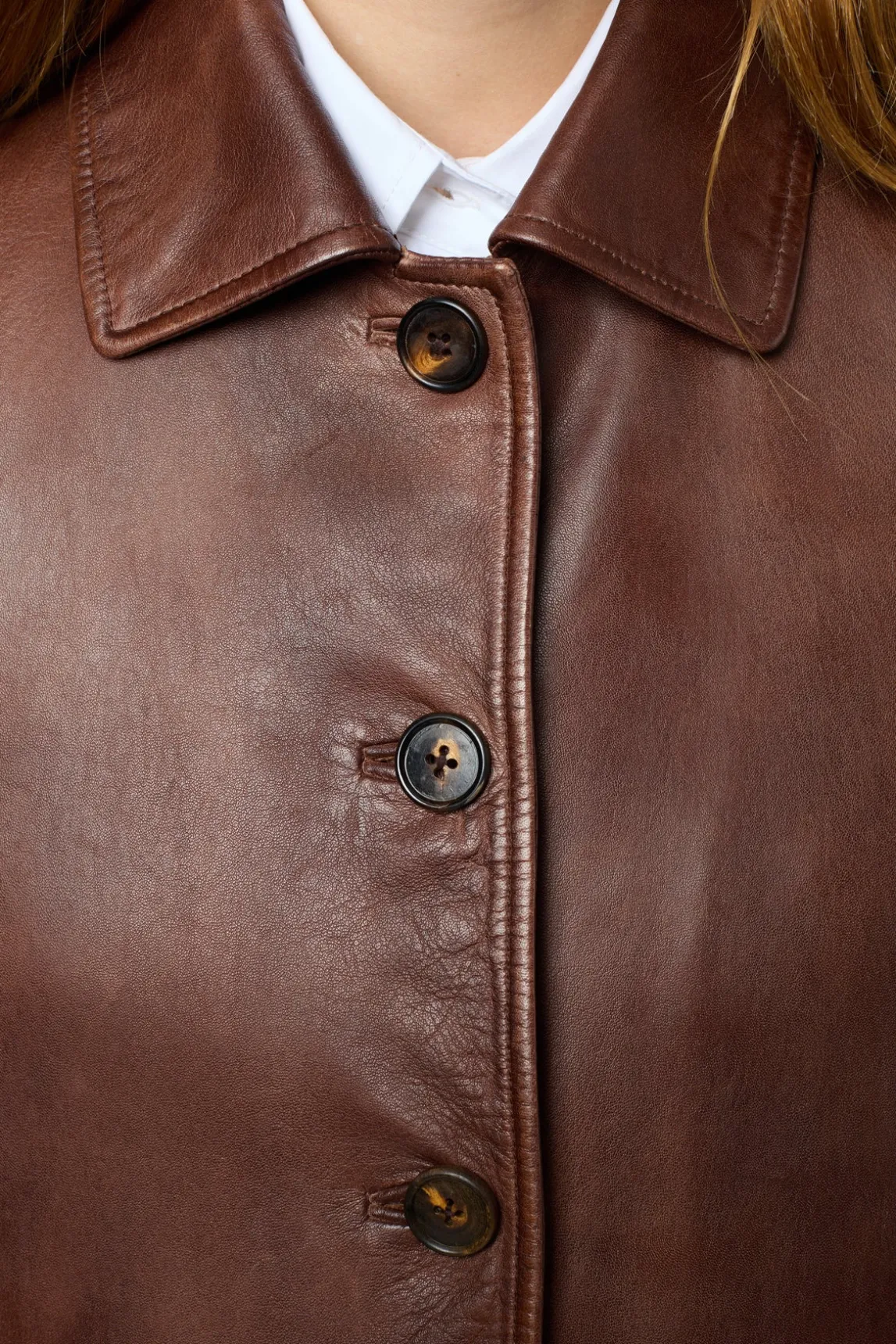Lamb leather coat - LAYANE