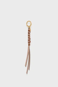 Leather charm -SCOUBIDOU