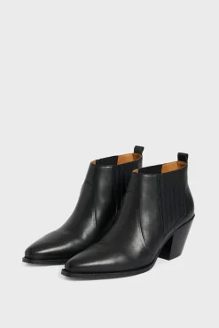 Leather heeled boots - JESSE