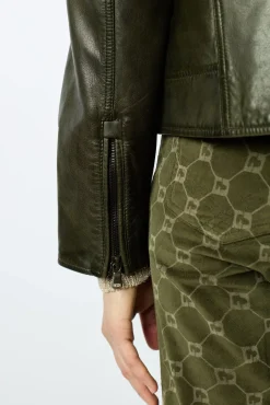 Leather jacket - BRISEIS