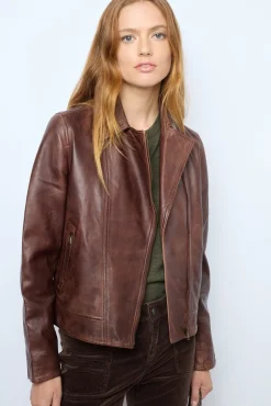 Leather jacket - NATSUNI