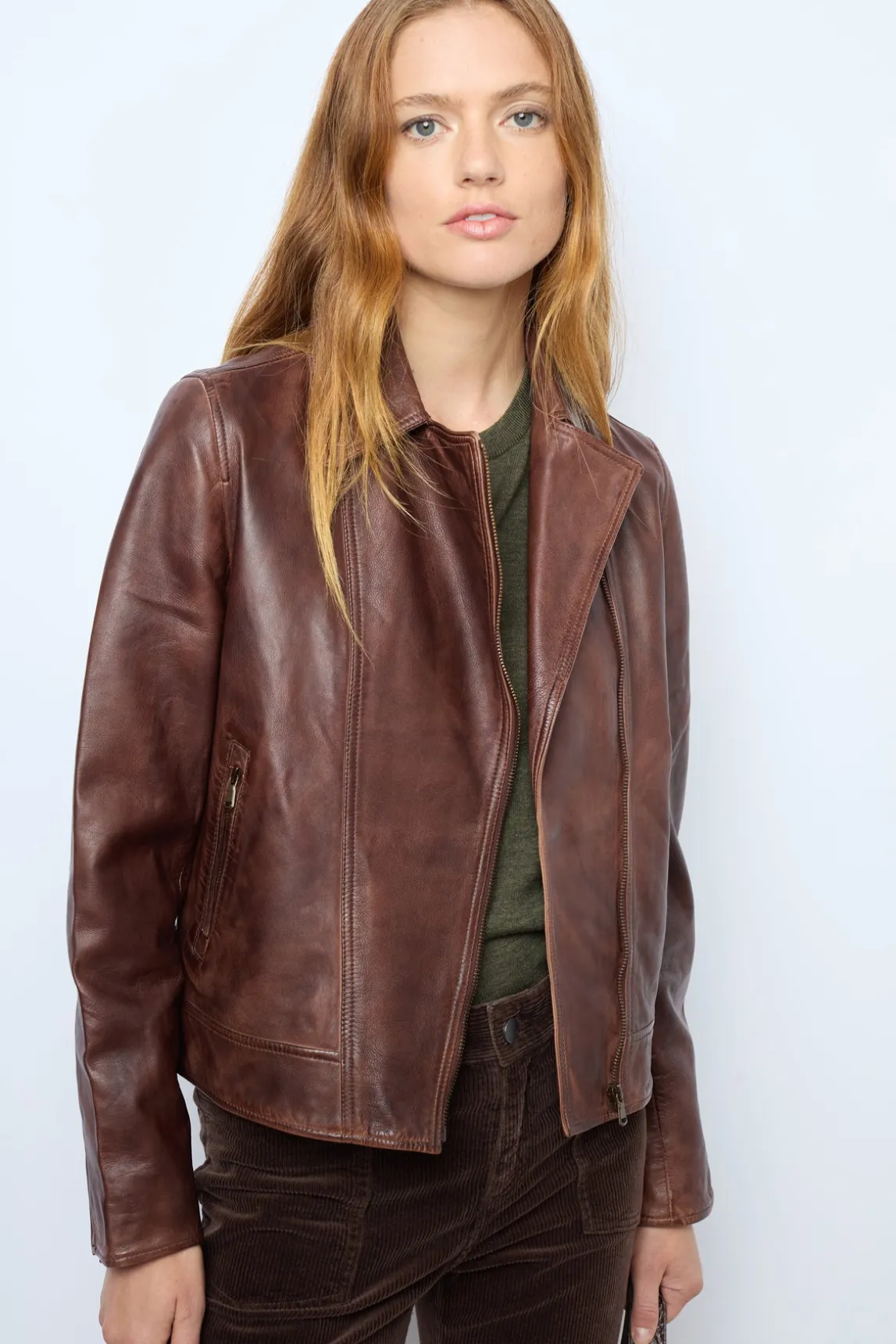 Leather jacket - NATSUNI