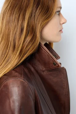 Leather jacket - NATSUNI