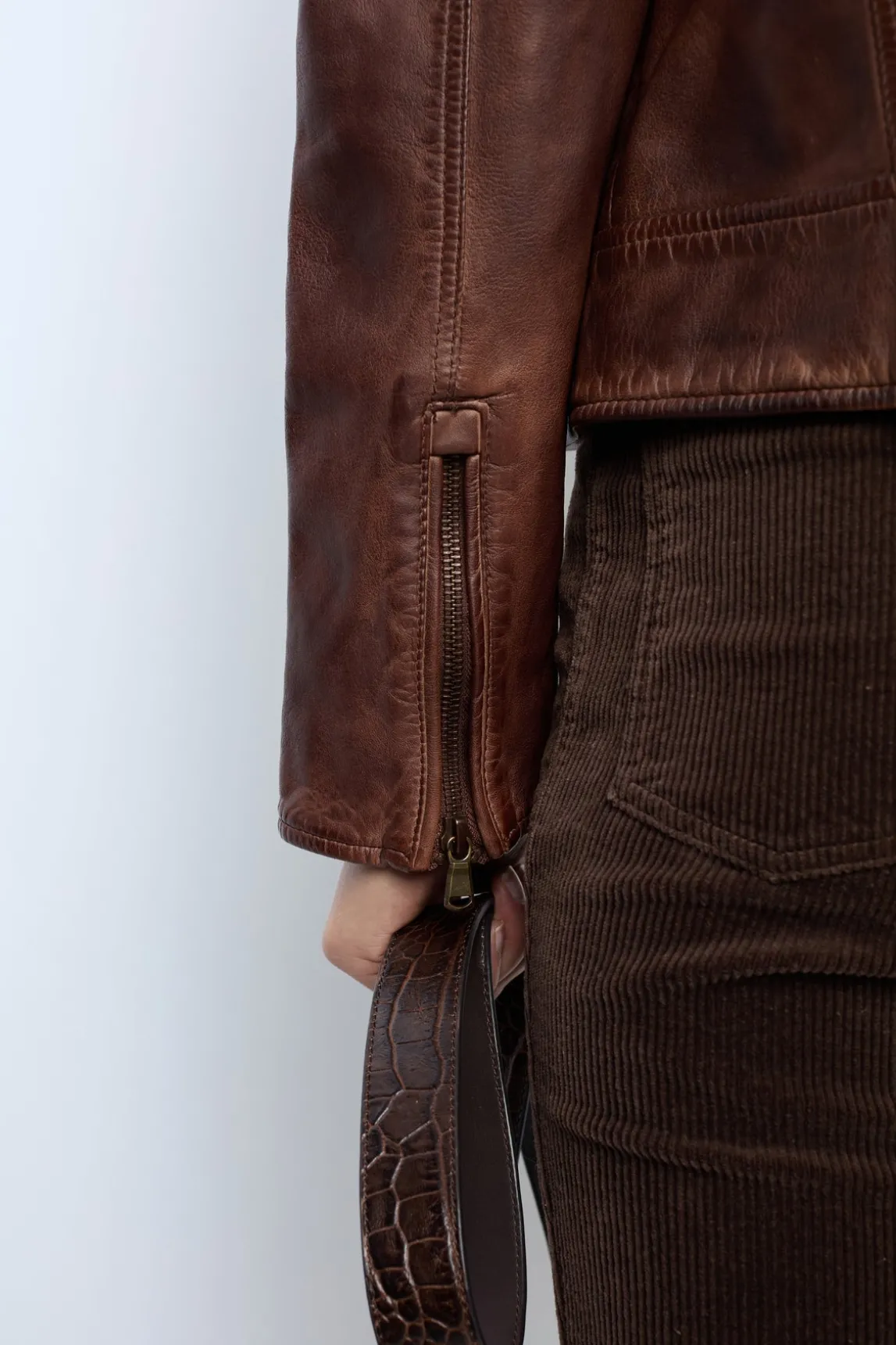Leather jacket - NATSUNI