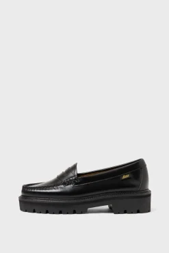 Leather loafers with notched sole - EMMY
