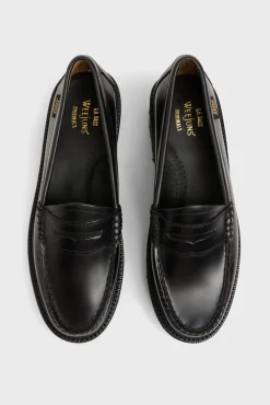 Leather loafers with notched sole - EMMY