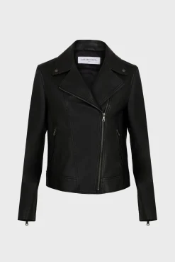 Leather perfecto jacket - NADEGE