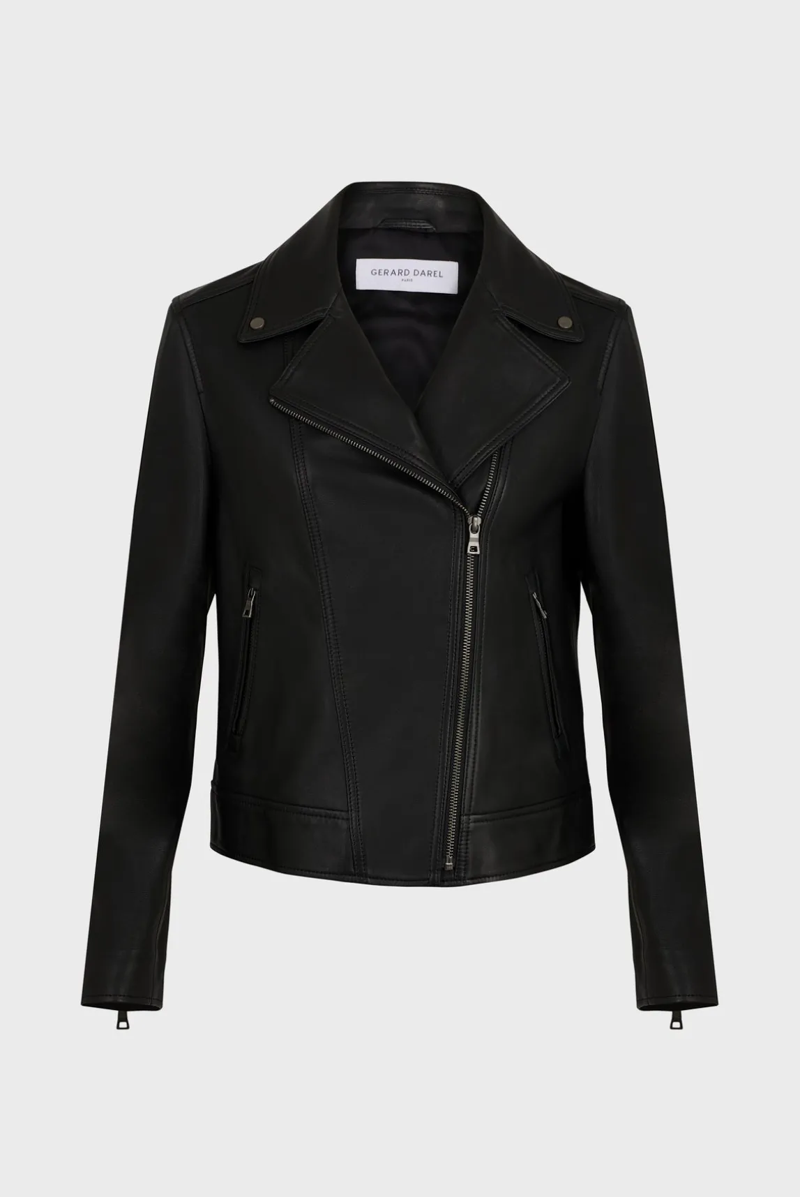 Leather perfecto jacket - NADEGE