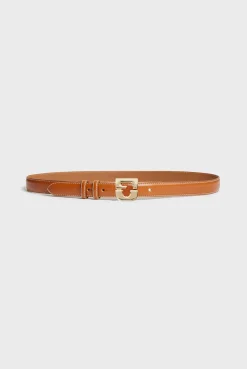 Leather signature belt - LE LAUREN