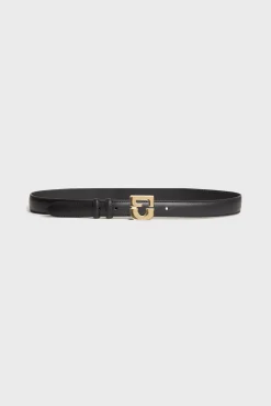 Leather signature belt - LE LAUREN