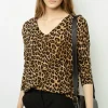 Leopard print wool sweater - JINENE