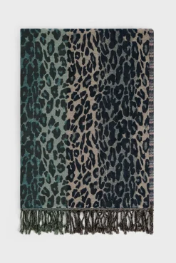 Leopard wool scarf - DOLLY