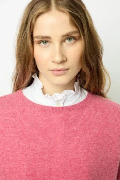 Loose cashmere round neck sweater - JAZMINE