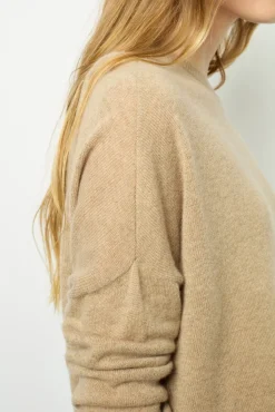 Loose cashmere round neck sweater - JAZMINE