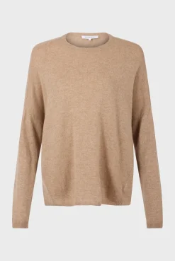 Loose cashmere round neck sweater - JAZMINE