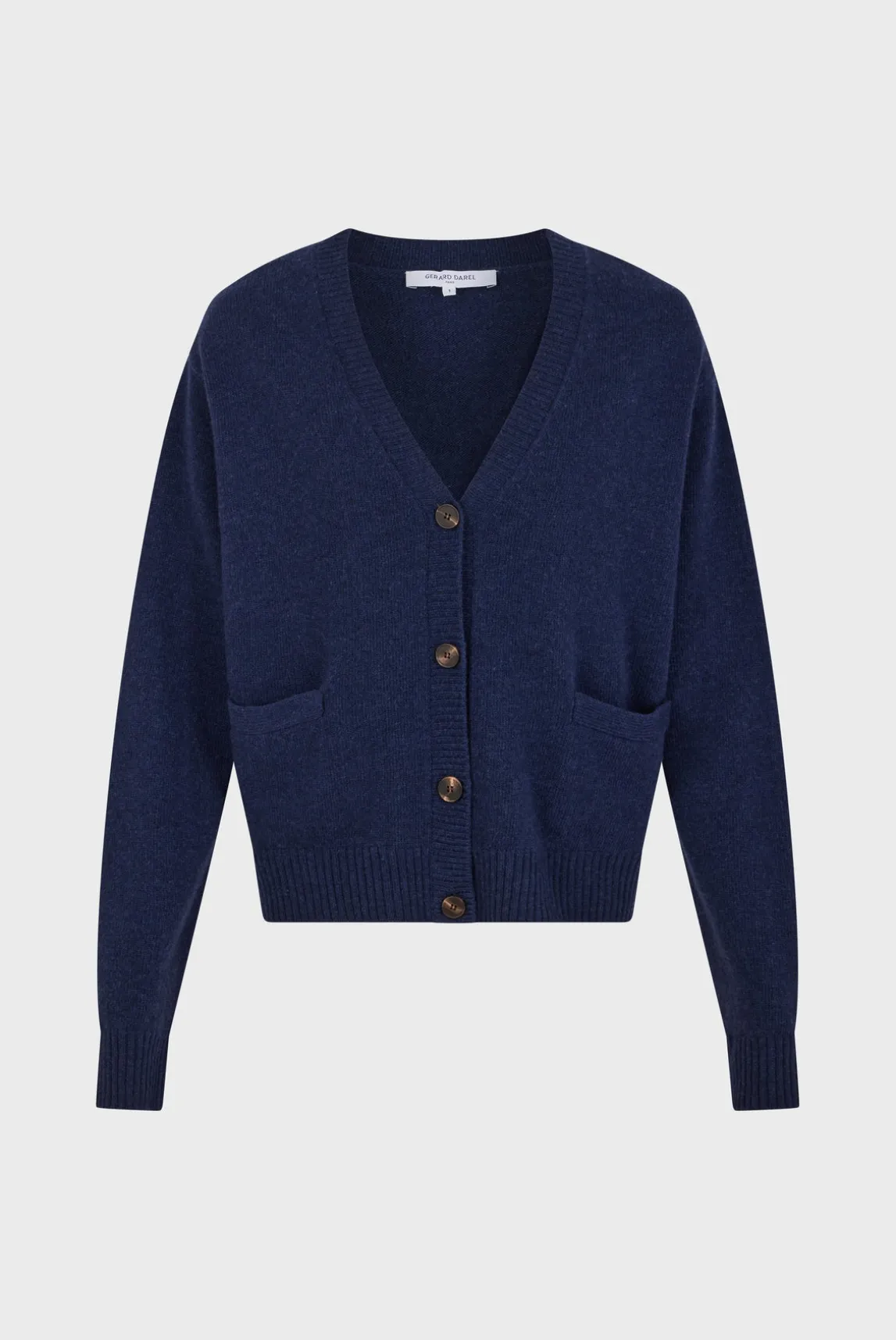 Loose-fitting V-neck cardigan - JEANETTE