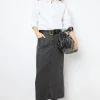 Midi denim skirt - CYBELIA