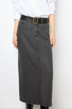 Midi denim skirt - CYBELIA