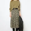 Midi floral skirt - DAMYA