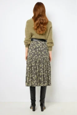 Midi floral skirt - DAMYA