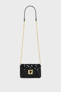 Mini crossbody bag in sequin -"])self.__next_f.push([1," LE MINI FANNY
