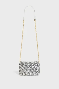 Mini crossbody bag in sequin - LE MINI FANNY