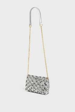 Mini crossbody bag in sequin - LE MINI FANNY