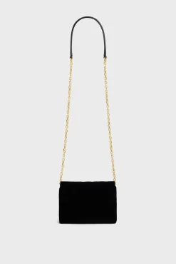 Mini crossbody bag in velvet - LE MINI FANNY