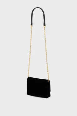 Mini crossbody bag in velvet - LE MINI FANNY