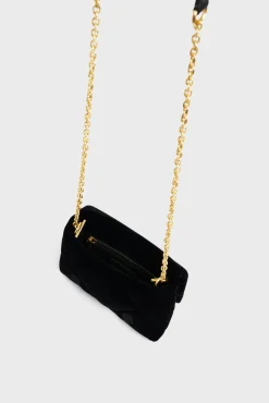 Mini crossbody bag in velvet - LE MINI FANNY