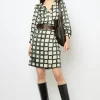 Mini dress with geometric print - SASKIA