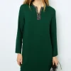 Mini dress with jewel collar - STERNA