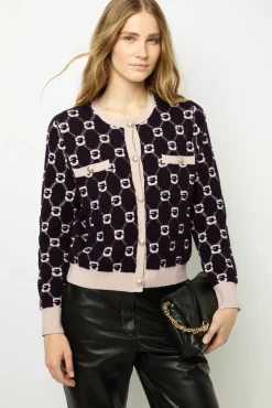 Monogram cardigan - JANKA
